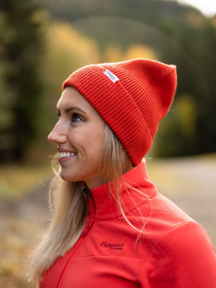 Bergans Allround Beanie Red Sand