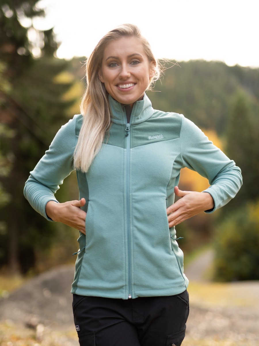 Bergans Finnsnes Fleece Jacket Light Forest Frost / Forest Frost