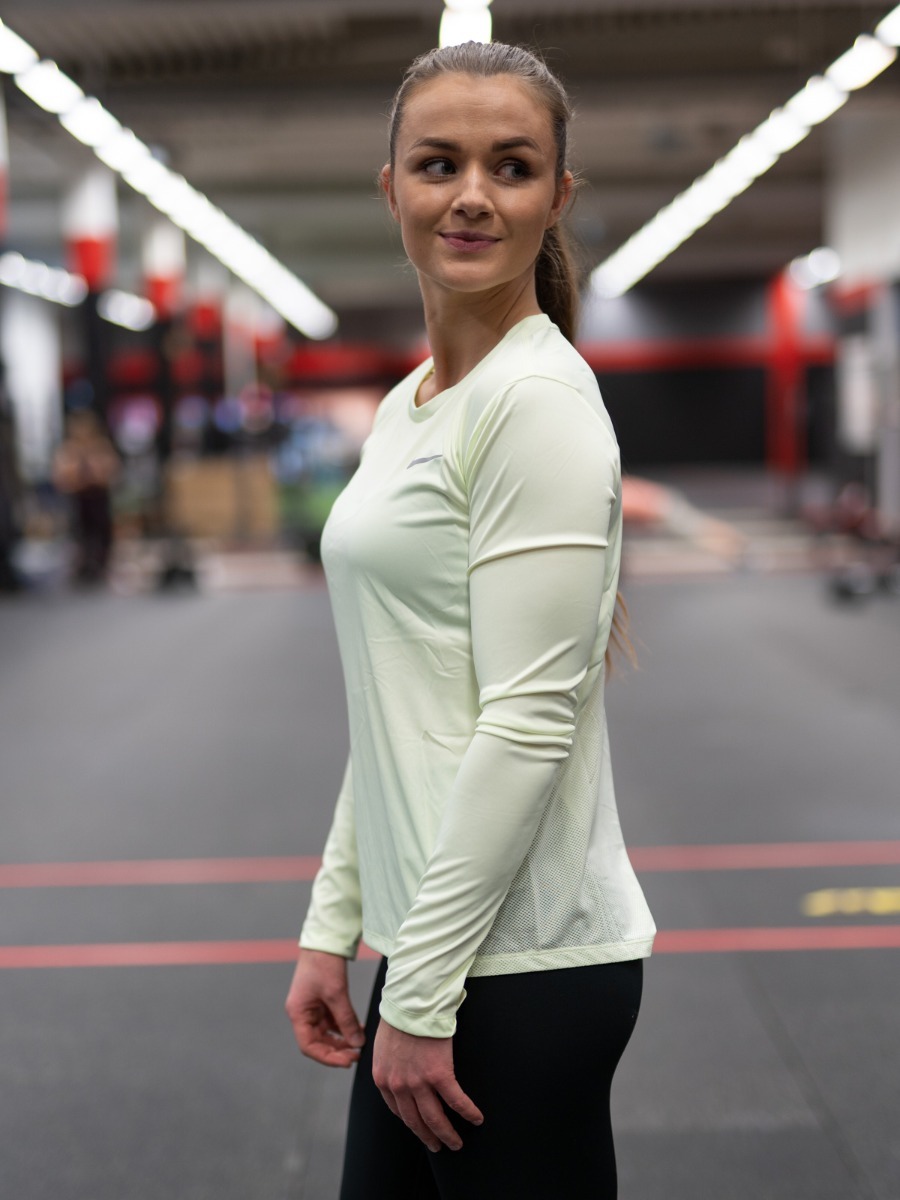 Nike Miler LS Barely Volt/ Reflective Silver