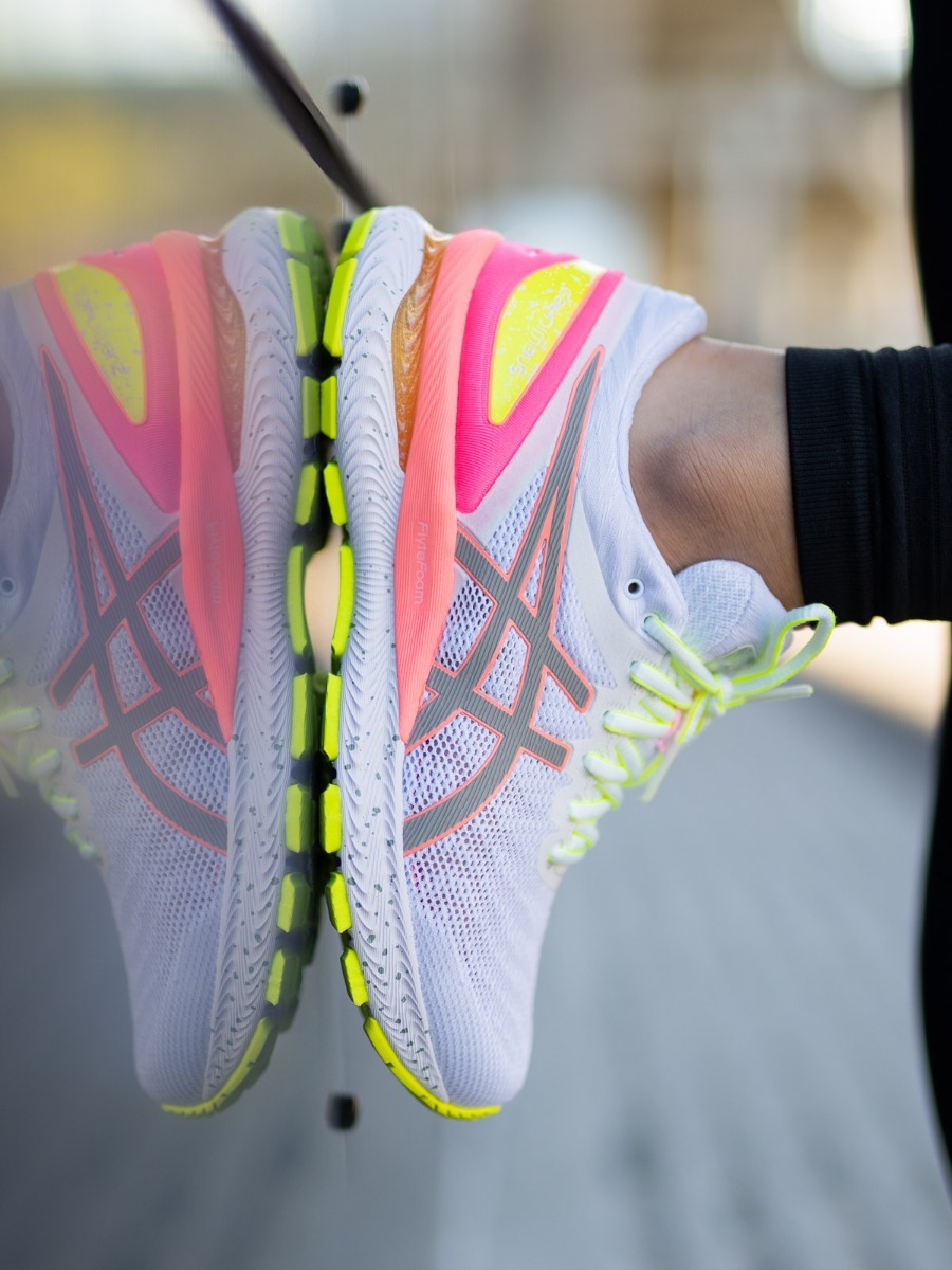 ASICS Gel-Nimbus 22 Lite-Show White/ Sun Coral