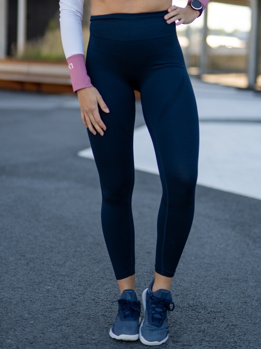 Athlecia Nagar Seamless Tights Dark Sapphire