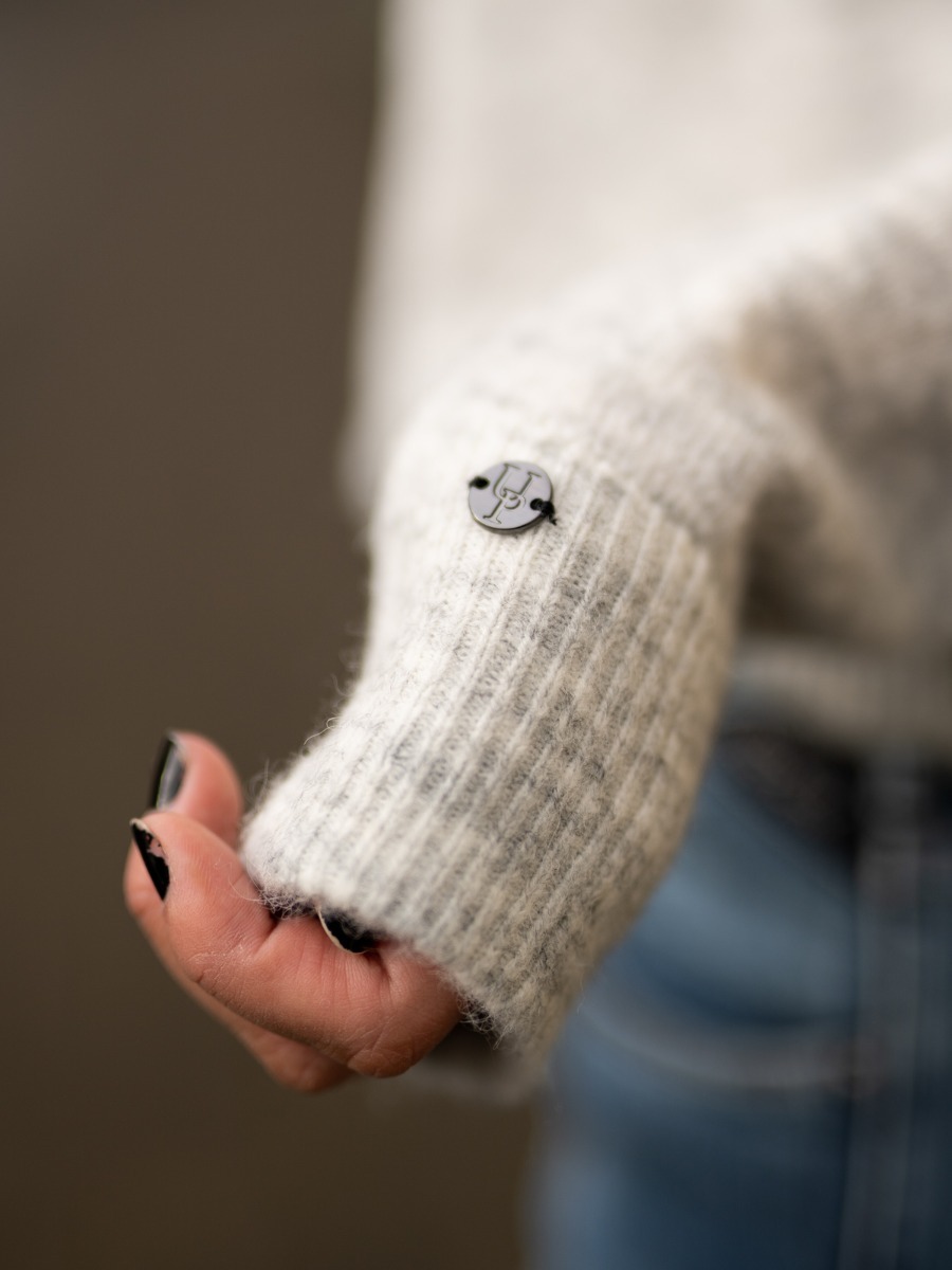 Urban Pioneers Nichelle Wool Sweater Light Grey Melange