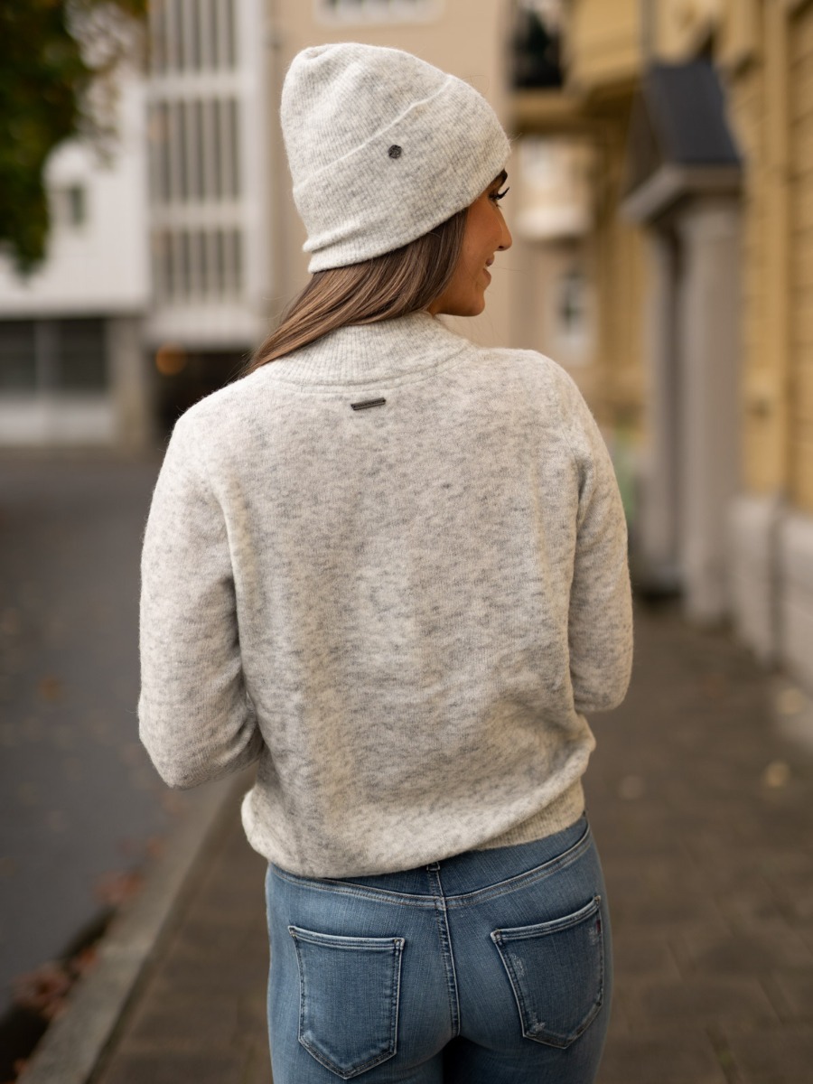 Urban Pioneers Nichelle Wool Sweater Light Grey Melange