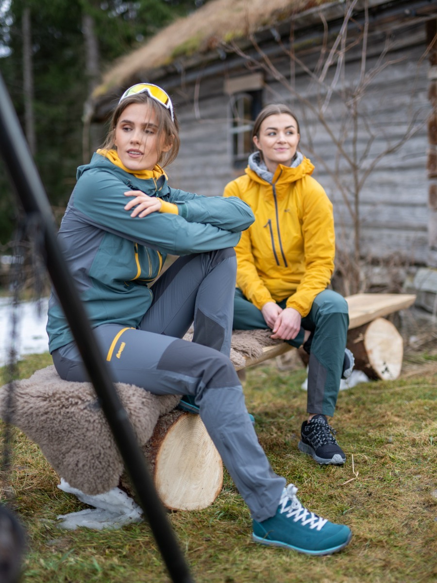 Bergans Cecilie Mountain Softshell Pant Dark Forest Frost / Forest Frost