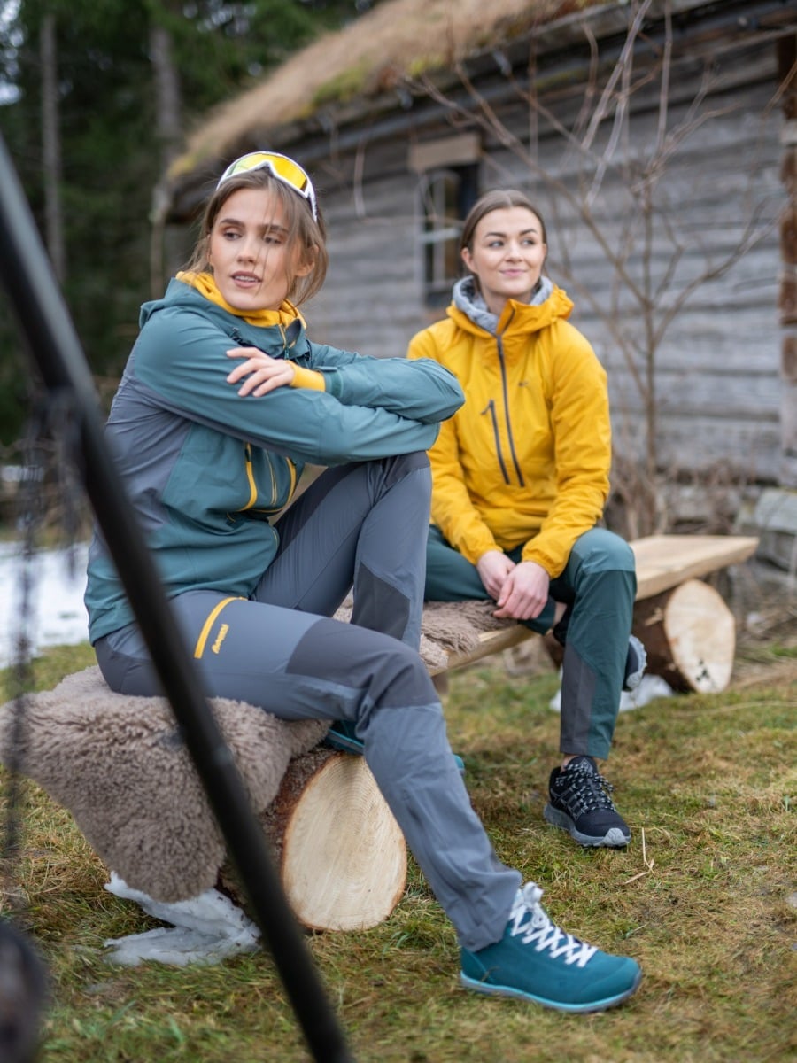 Bergans Cecilie Mountain Softshell Pant Dark Forest Frost / Forest Frost