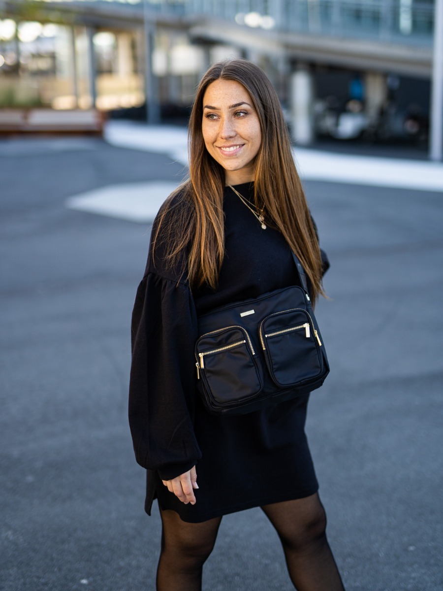 Ichi Yuna Dress Black