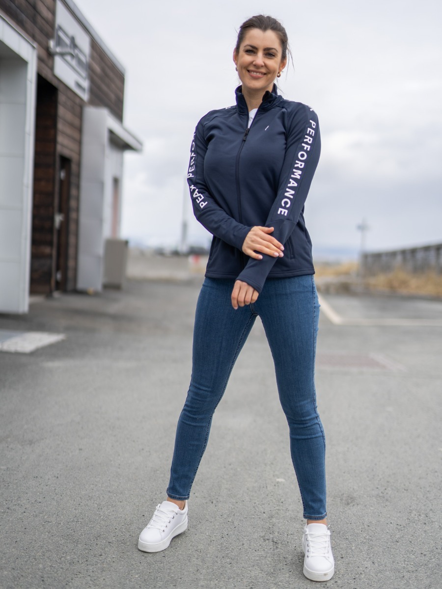 Peak Performance Rider Zip Jacket Blue Shadow