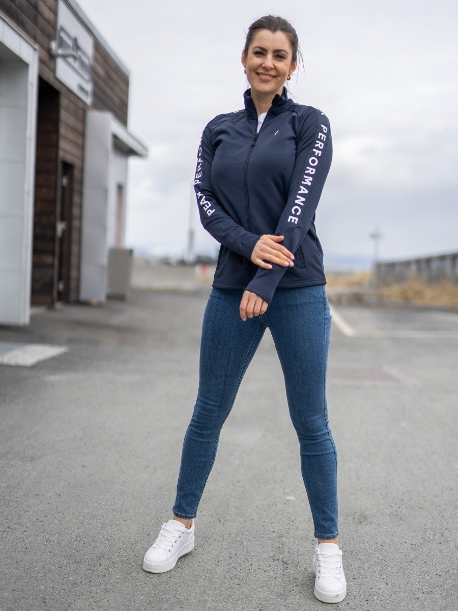 Peak Performance Rider Zip Jacket Blue Shadow