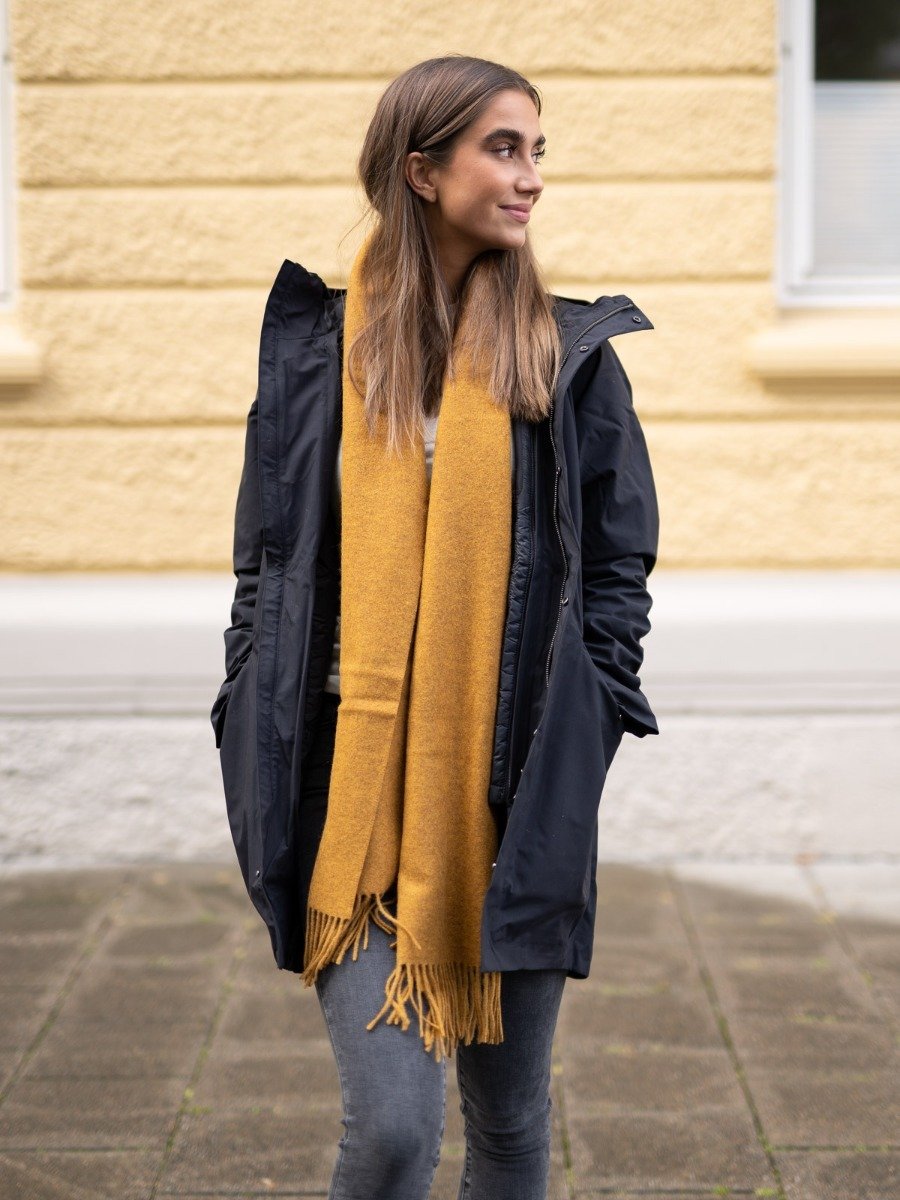 Urban Pioneers Bea Wool Scarf Bone Brown