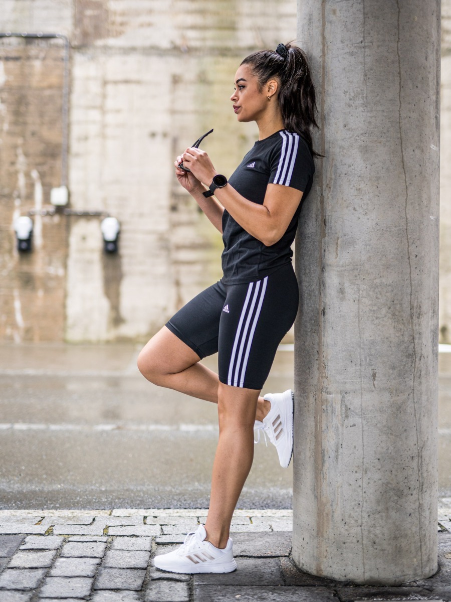 adidas 3 stripes Bike Short Black