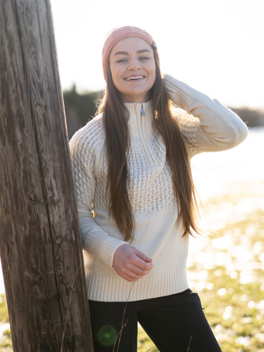 Twentyfour Mellow Wave Ull Half zip Bomull