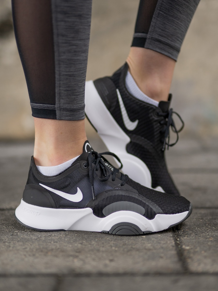 Nike Superrep Go White/ Black - Dark Smoke Grey