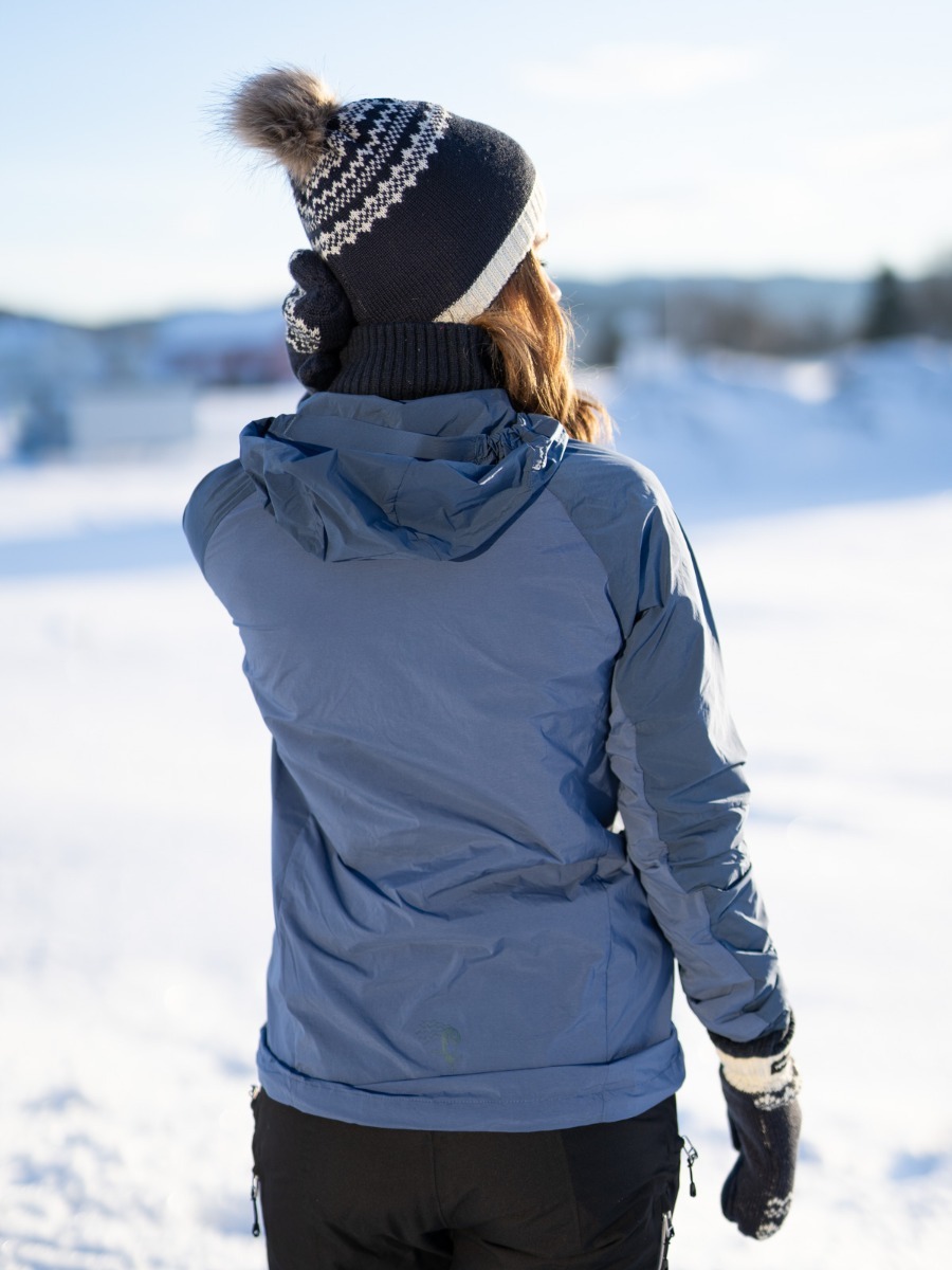 Bergans Cecilie Wind Anorak Light Thunder Blue / Thunder Blue / Silver Grey