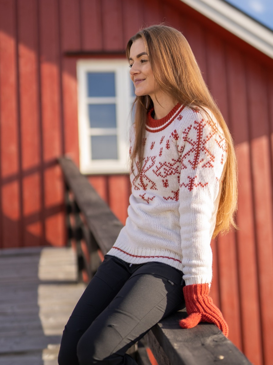 Twentyfour Finse Rallar Ullgenser Mørk Rust