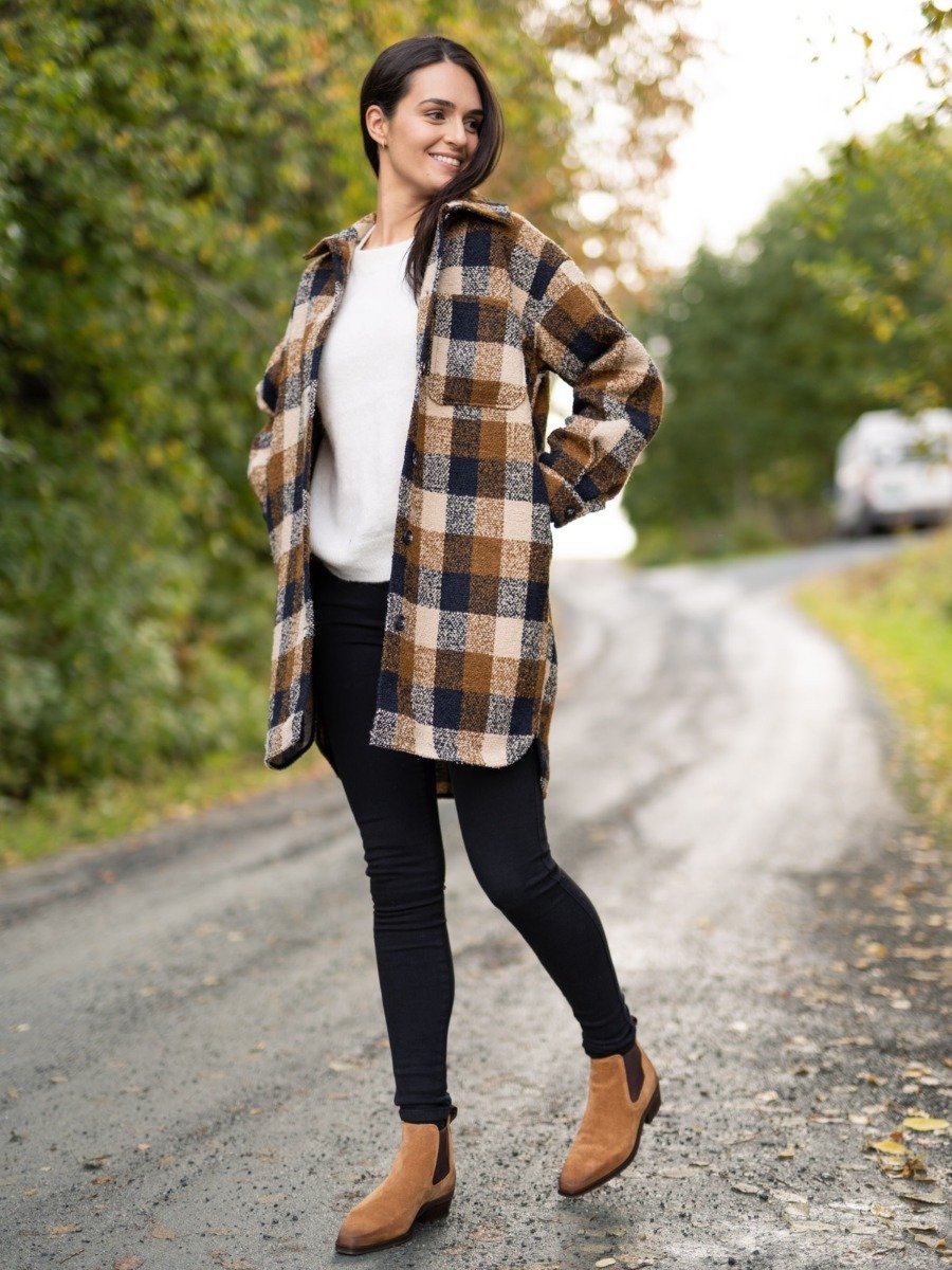 Ichi Gwenna Jacket Bronze Mist