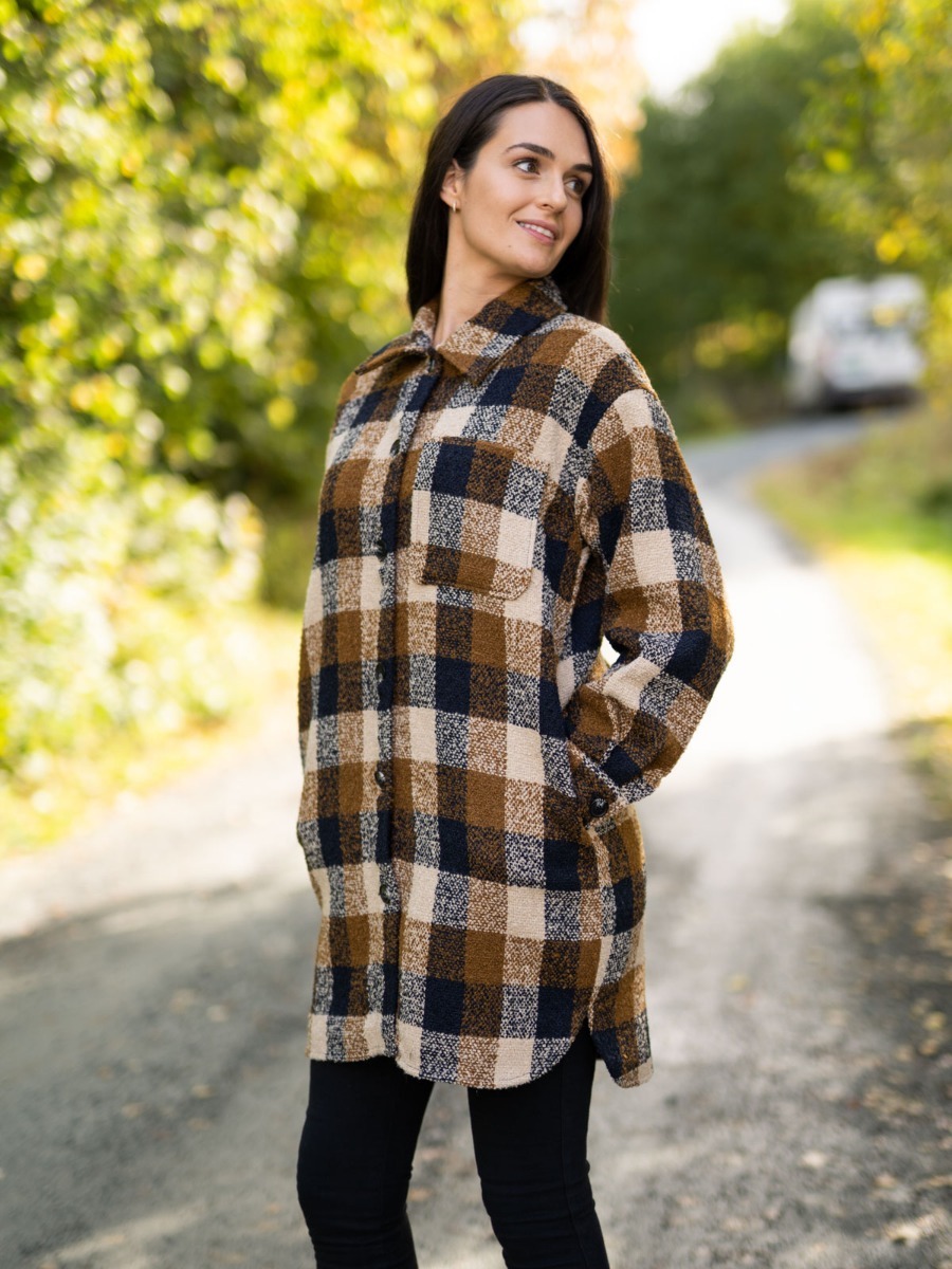 Ichi Gwenna Jacket Bronze Mist