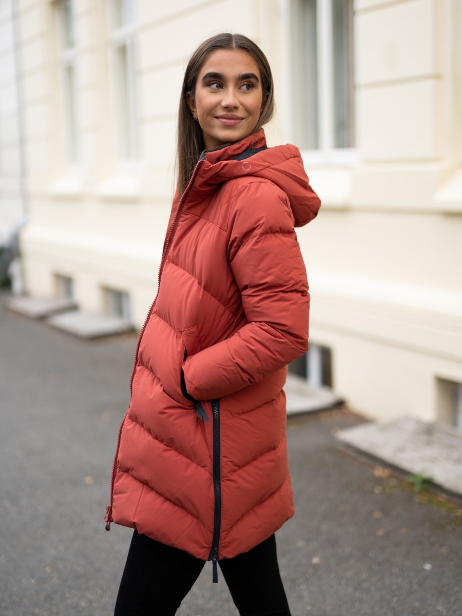 Twentyfour Mellow Puffy Dunparkas Mørk Rust