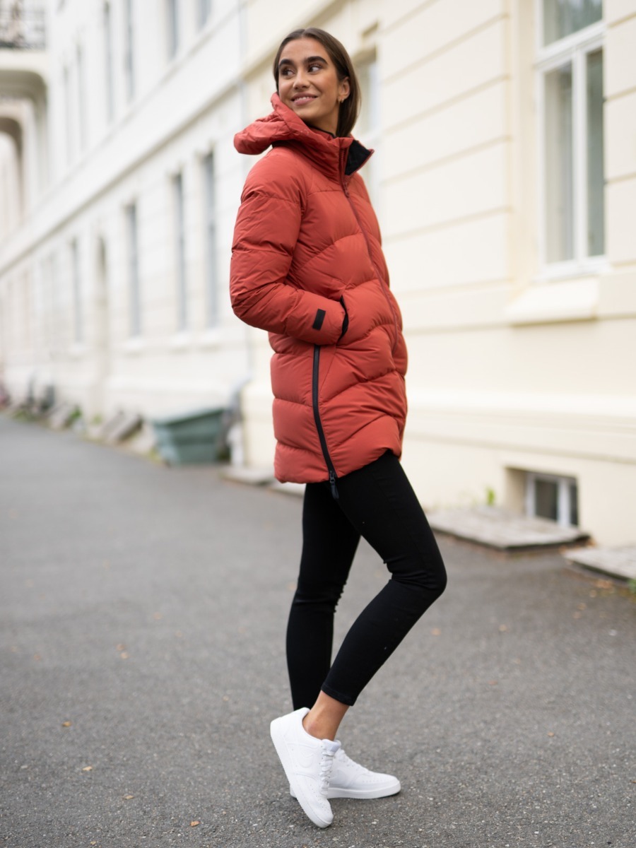 Twentyfour Mellow Puffy Dunparkas Mørk Rust