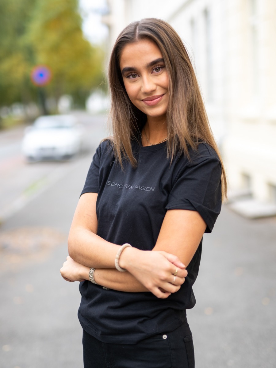 MSCH Copenhagen Liv Organic Logo Tee Black