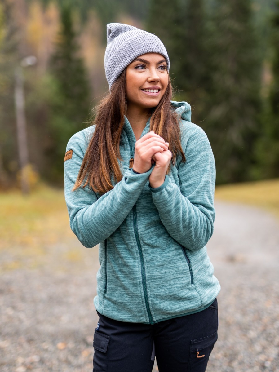 Bergans Hareid Fleece Jacket Forest Frost / Light Forest Frost