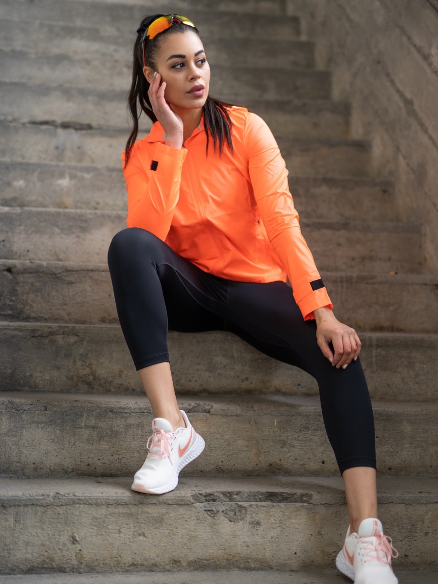 Nike Essential Jacket Brigth Mango/ Reflective Silver