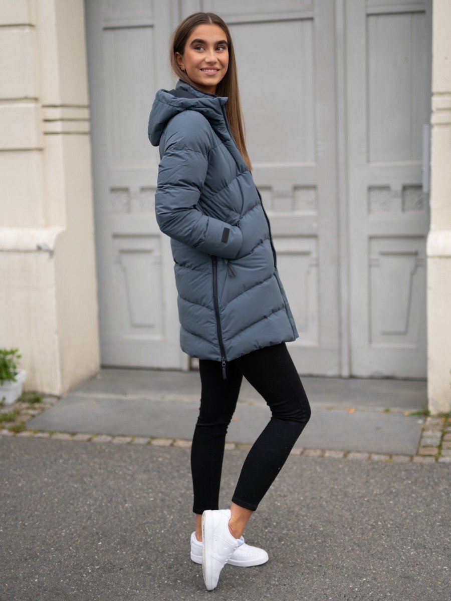 Twentyfour Mellow Puffy Dunparkas Skifergrå