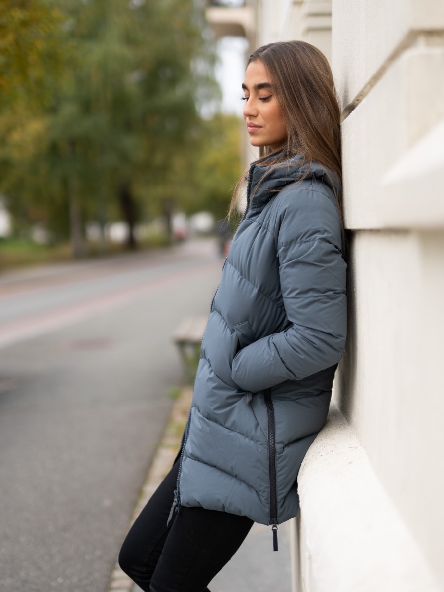 Twentyfour Mellow Puffy Dunparkas Skifergrå