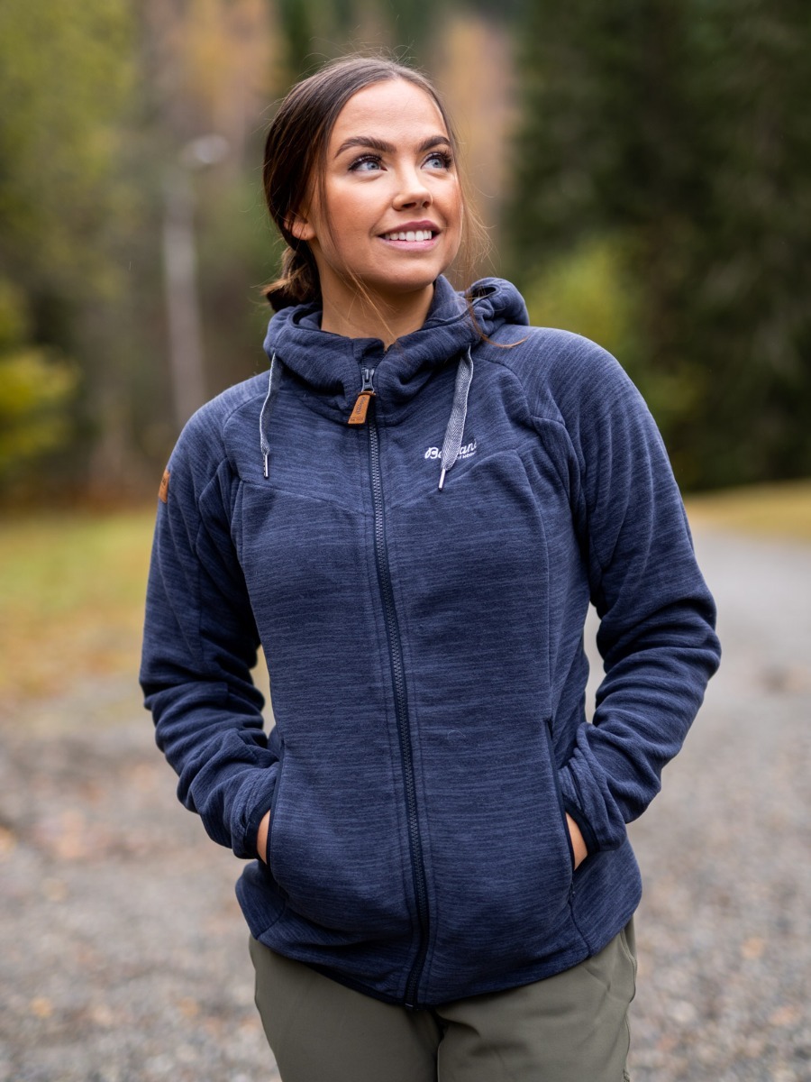 Bergans Hareid Fleece Jacket Dark Navy Melange