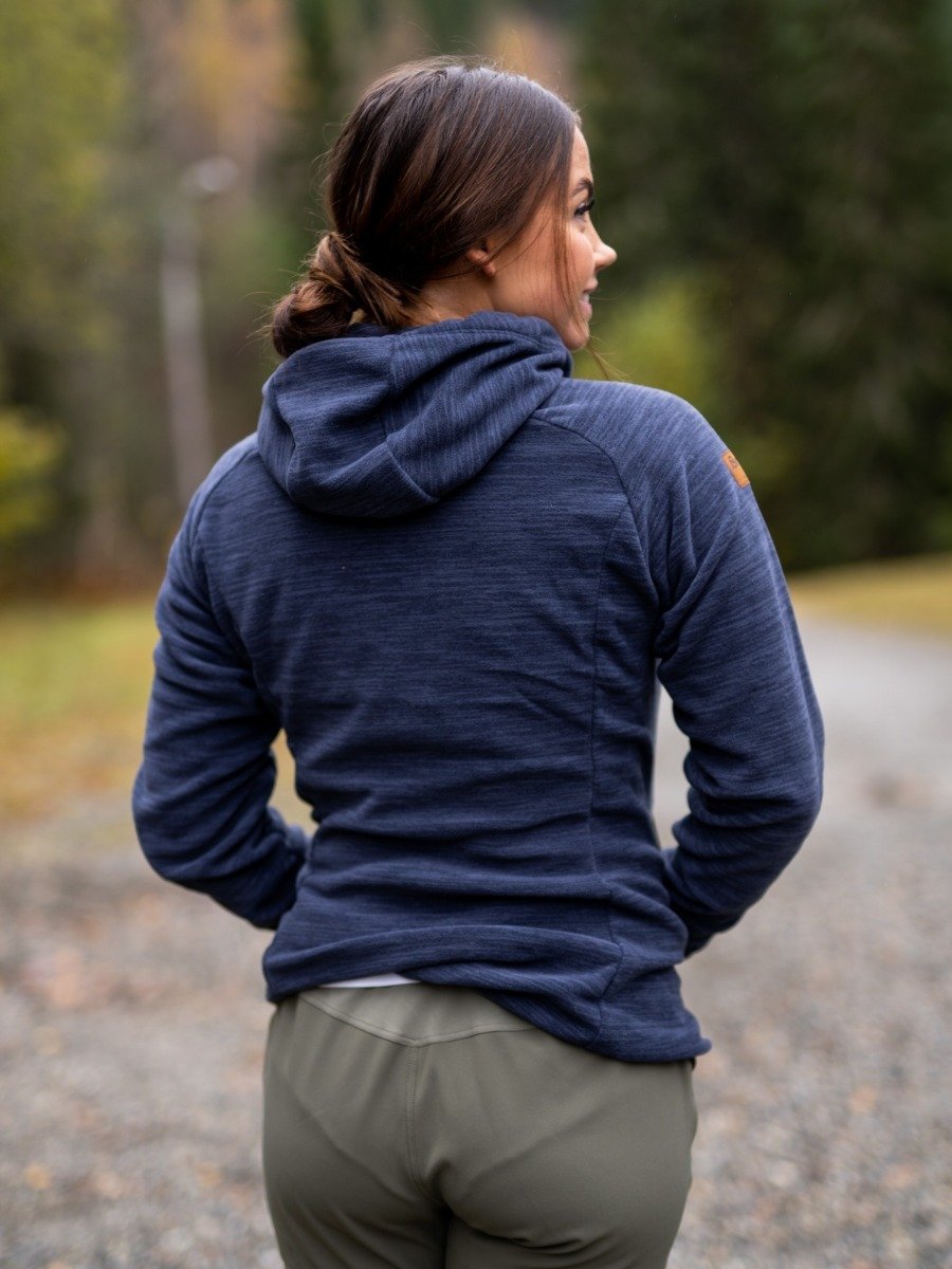 Bergans Hareid Fleece Jacket Dark Navy Melange