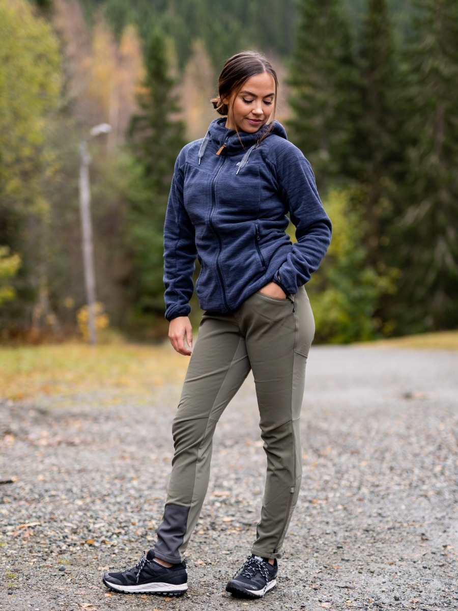 Bergans Rabot 365 Warm Flex W Pnt Dark Green Mud / Green Mud