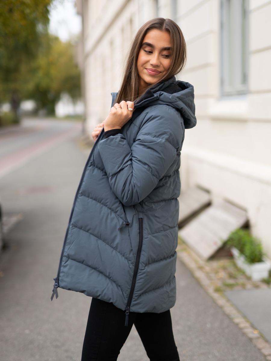 Twentyfour Mellow Puffy Dunparkas Skifergrå