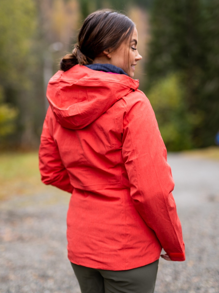 Bergans Hafjell Insulated Jacket Light Dahlia Red / Beet Red