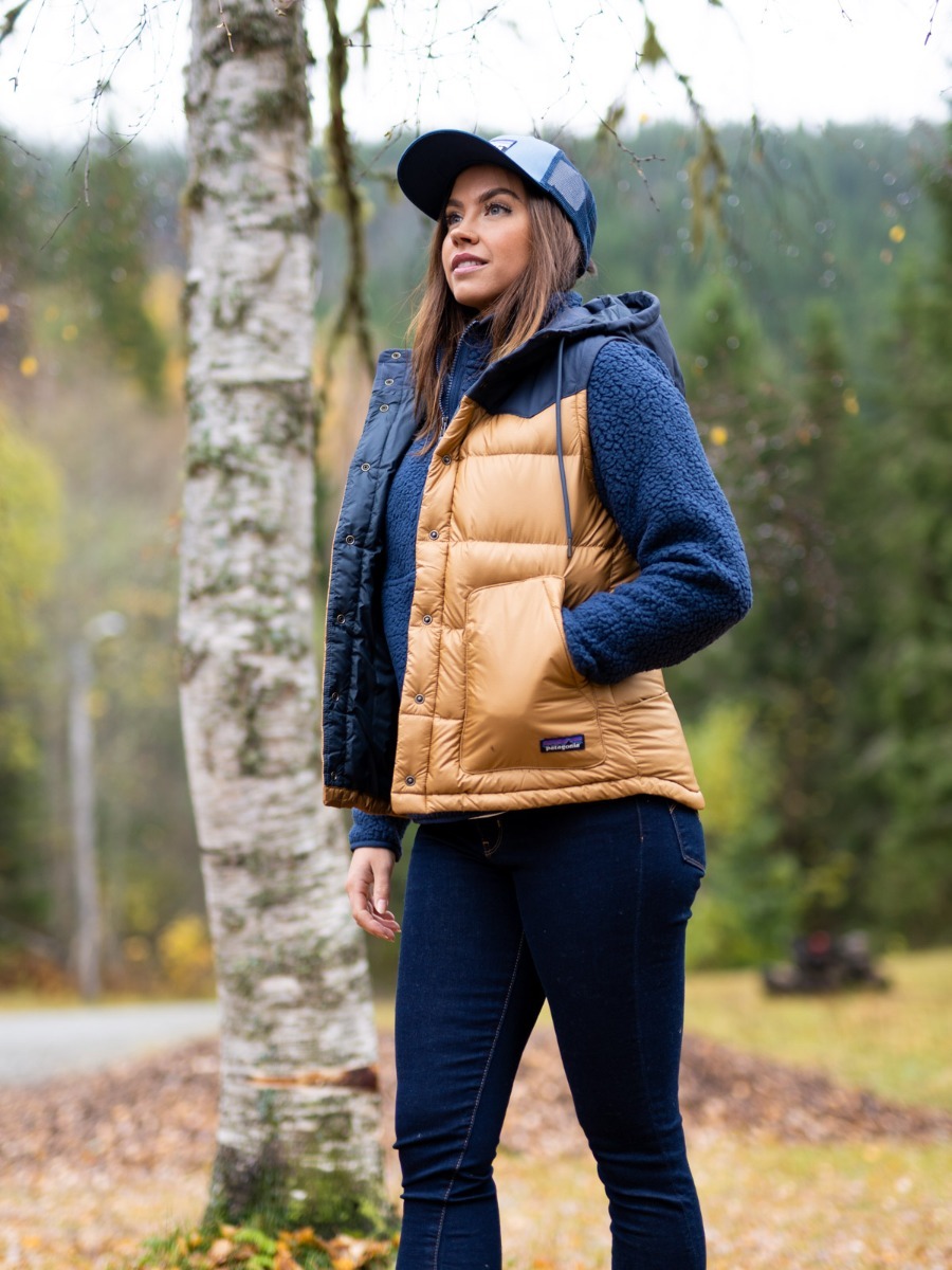 Patagonia Bivy Hooded Vest Nest Brown