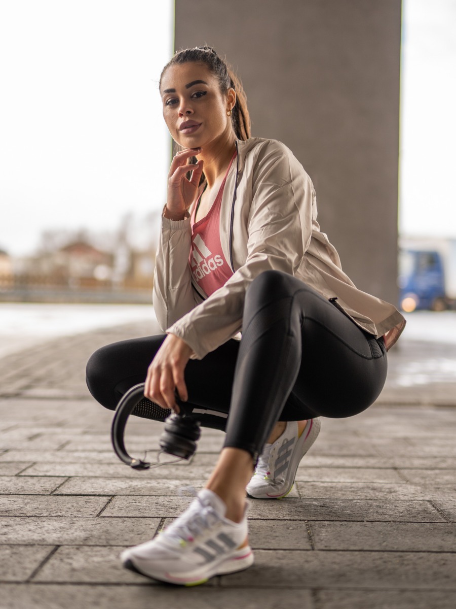 adidas Own The Run Jacket Aluminium