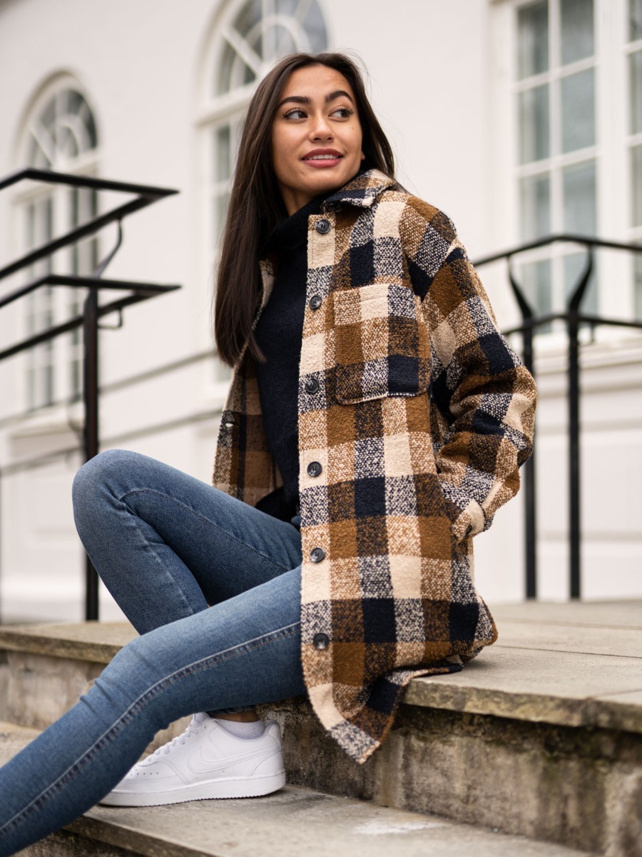 Ichi Gwenna Jacket Bronze Mist