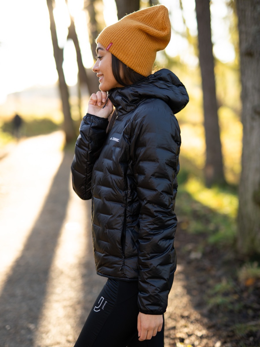 adidas Light Down Hood Jacket Black