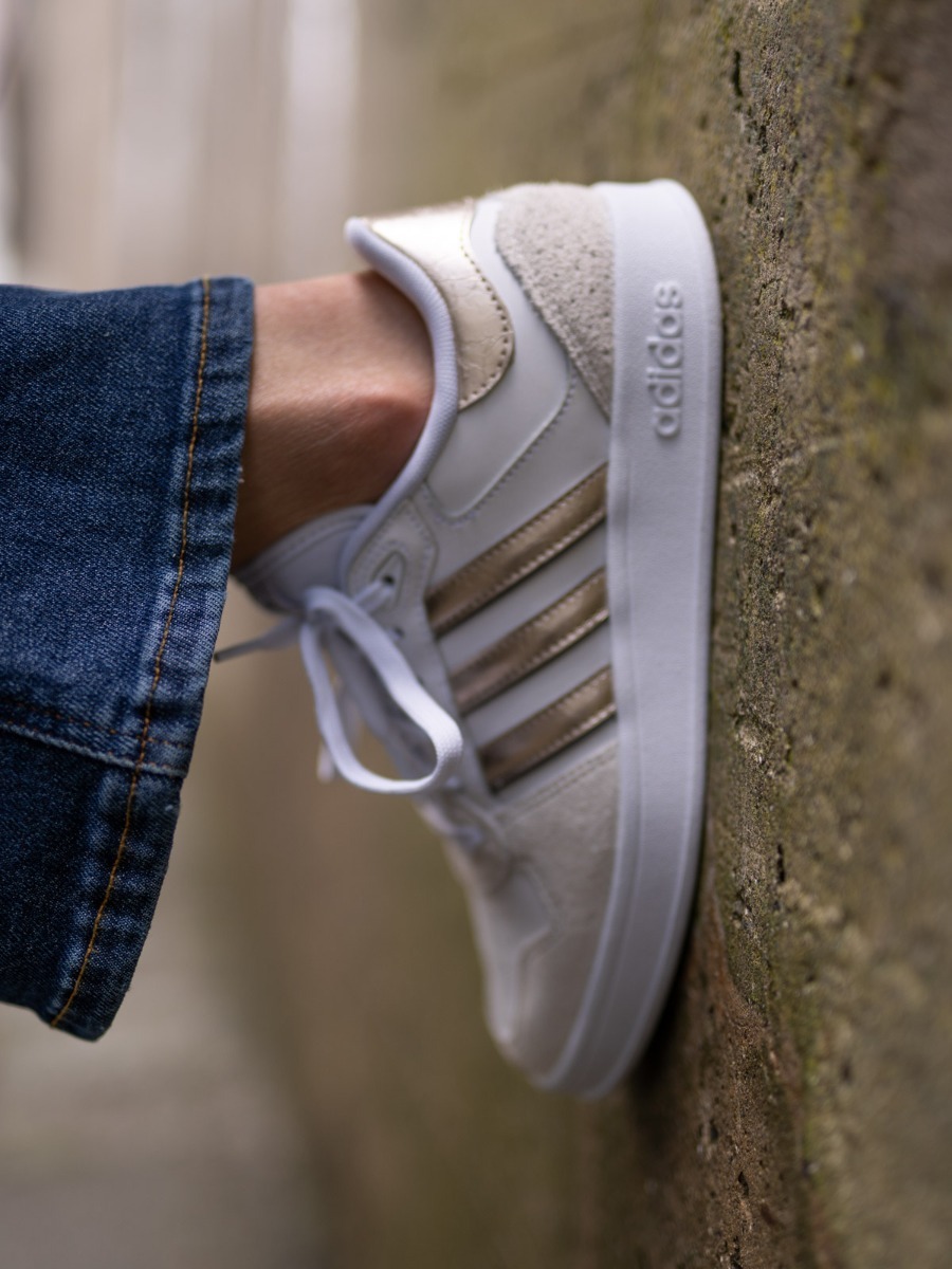 adidas Breaknet Plus Cloud White / Champagne Metallic / Grey Three