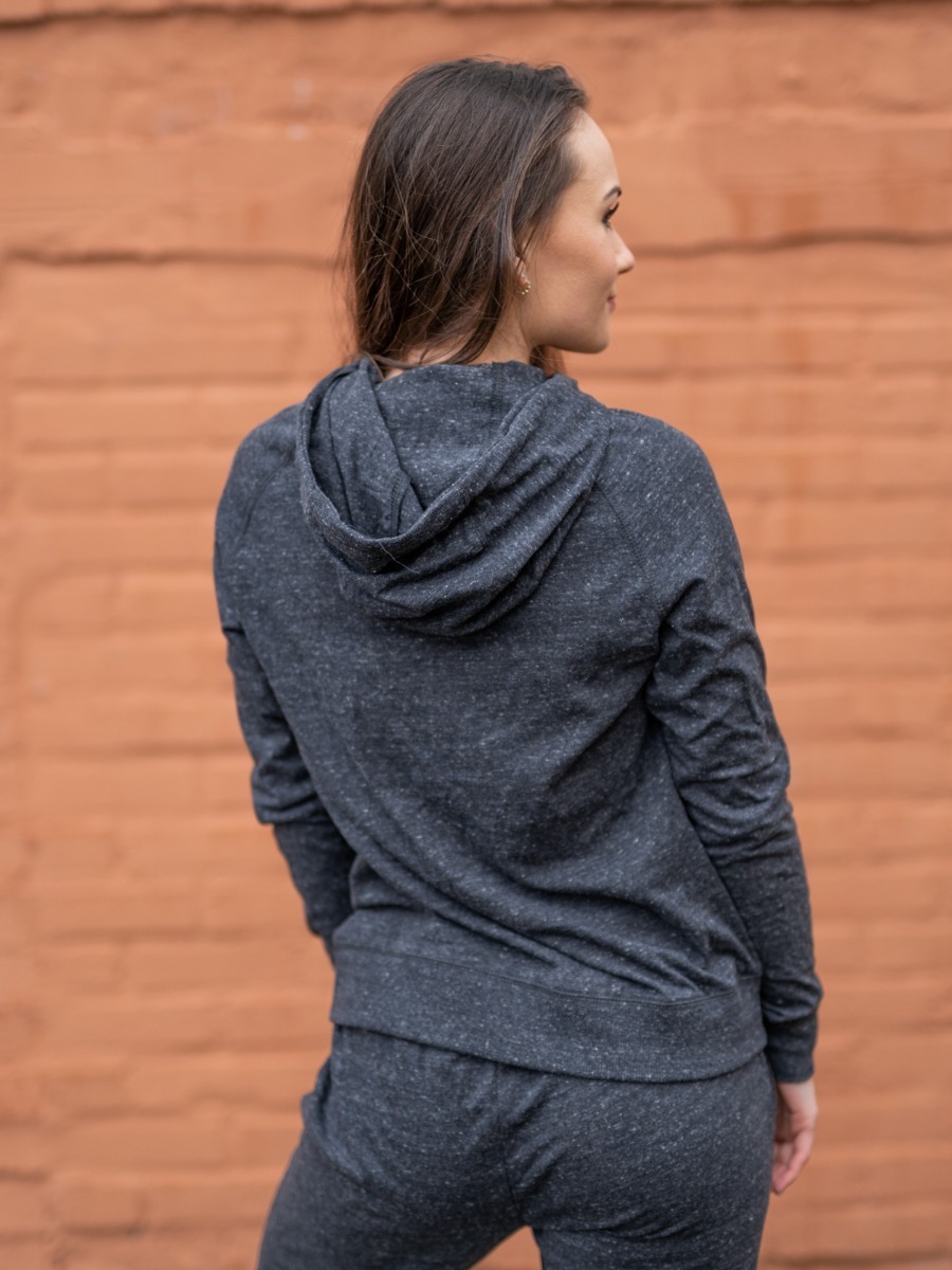 Athlecia Chestine Melange Sweat Hoody Dark Grey Melange