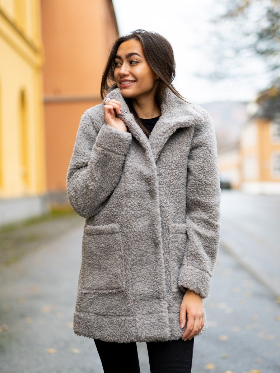 Bergans Oslo Wool LooseFit Jacket Grey Melange