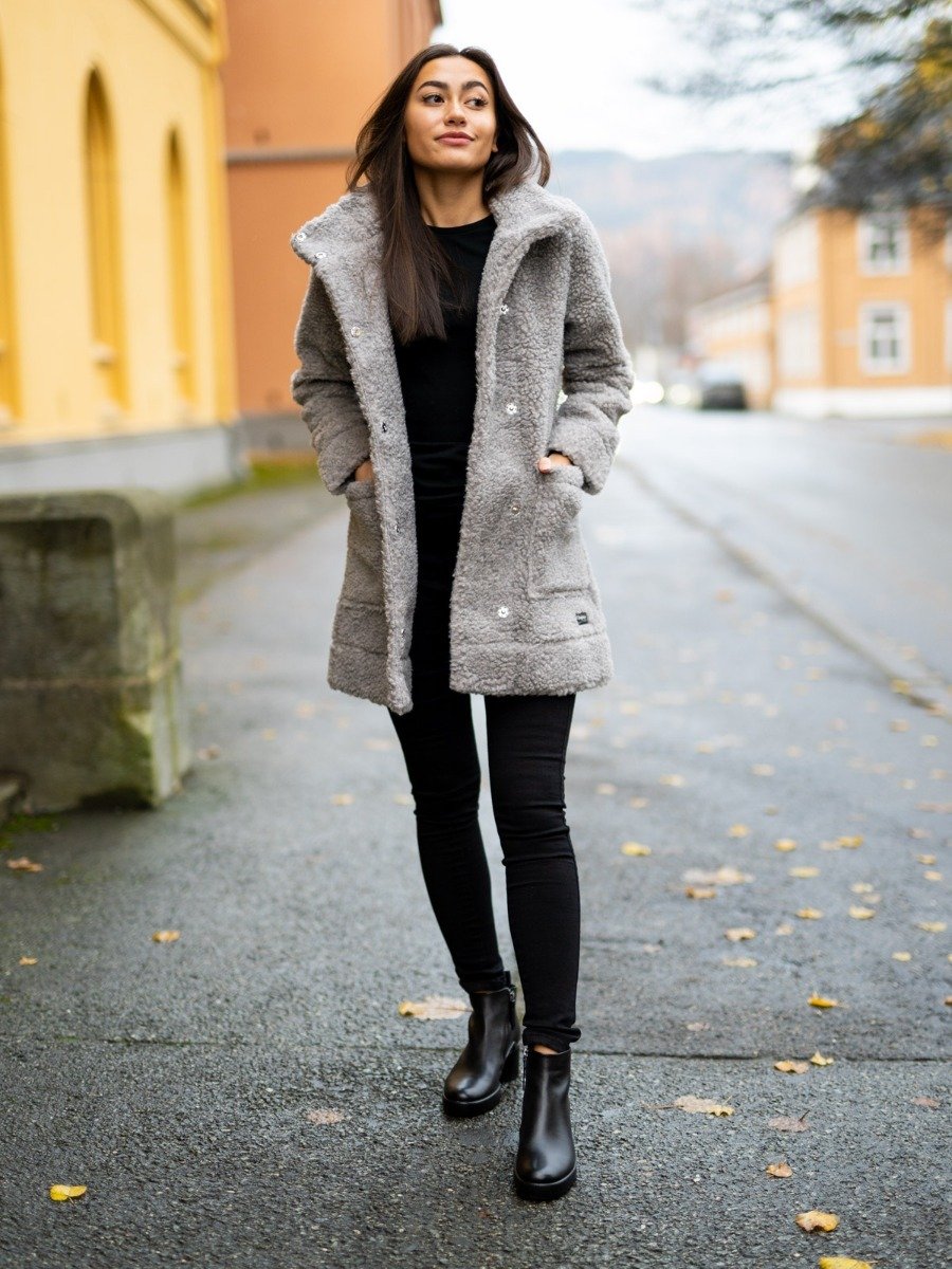 Bergans Oslo Wool LooseFit Jacket Grey Melange