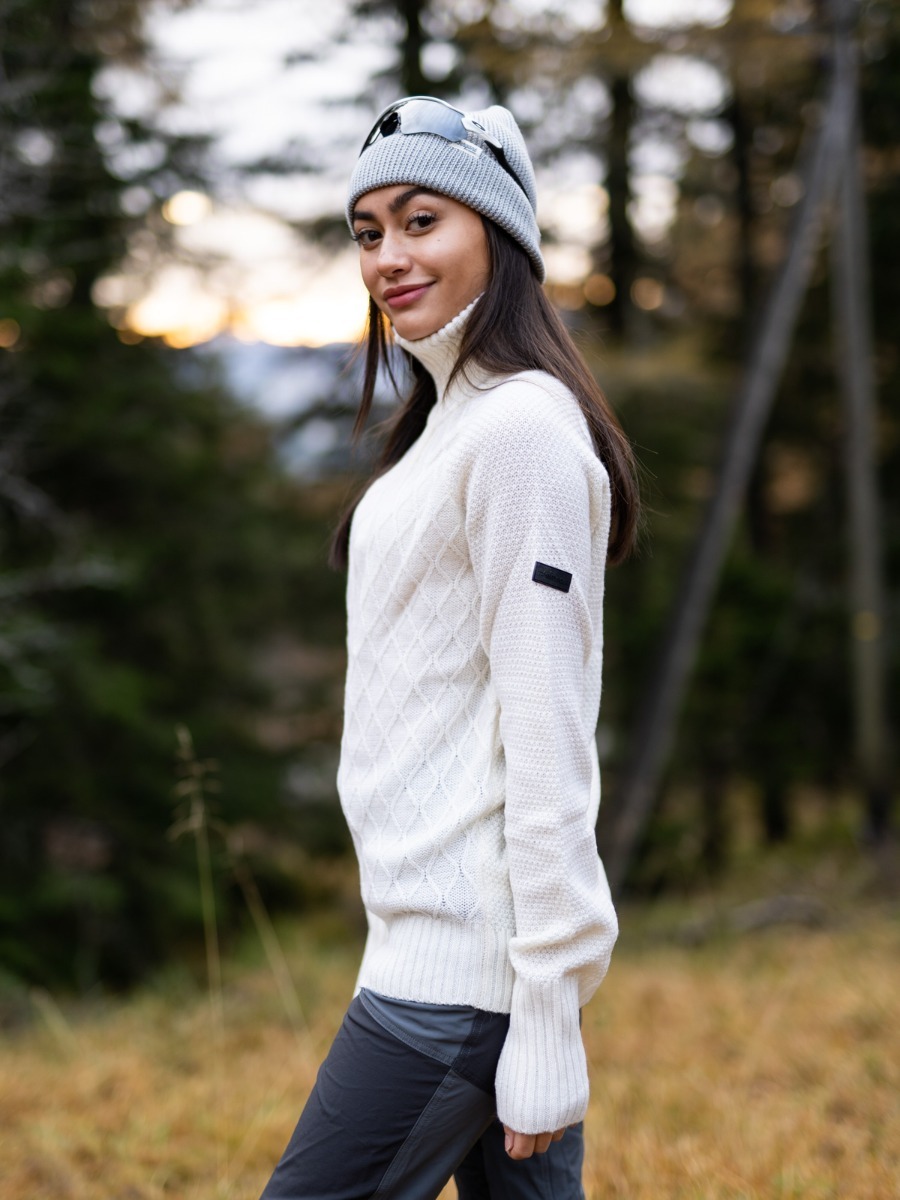 Twentyfour Mellow Half Zip Ullgenser Natur