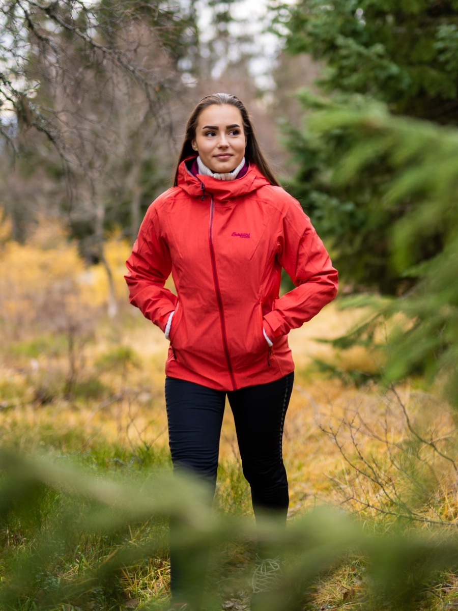 Bergans Hafjell Insulated Jacket Light Dahlia Red / Beet Red