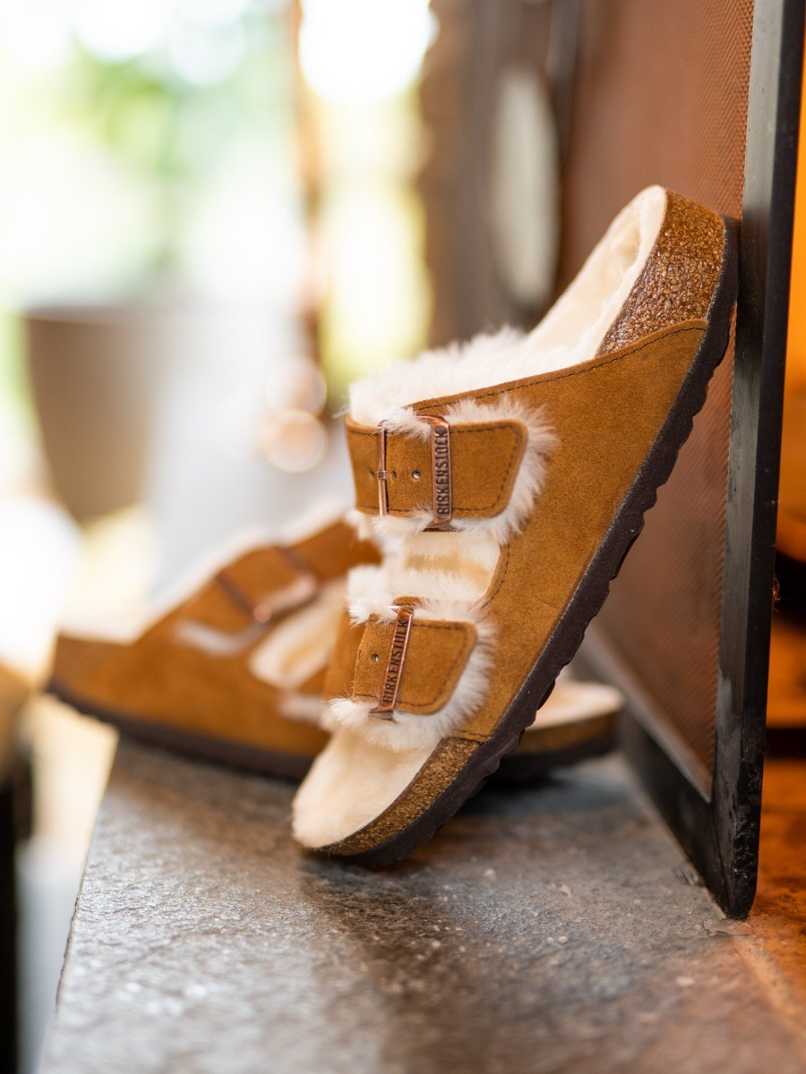 Birkenstock Arizona Fur Mink
