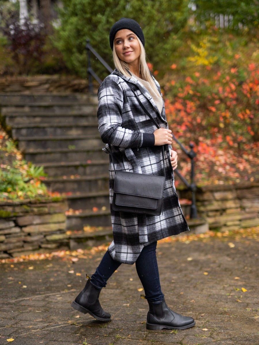 Johaug Lumber Check Shirt Jacket White