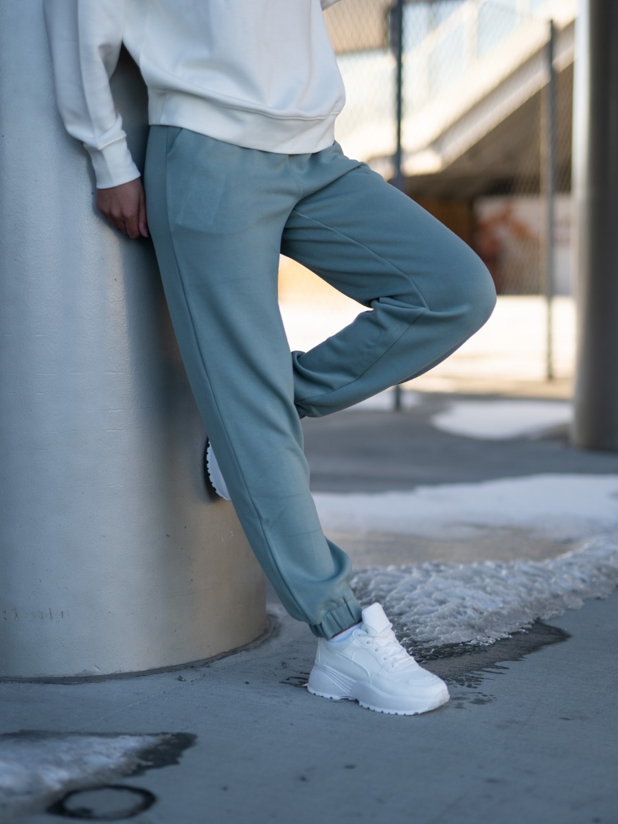 MSCH Copenhagen Ima Sweat Pants Chinios Green