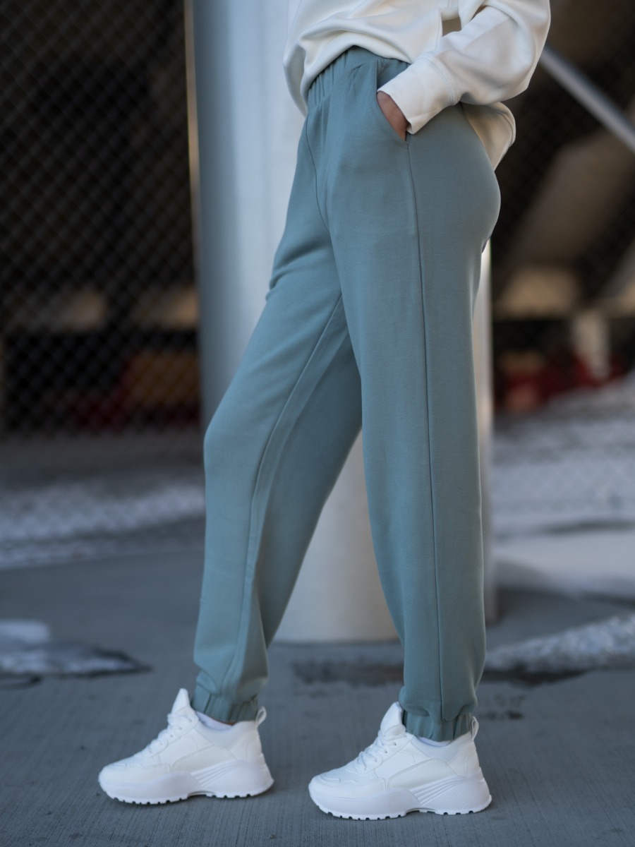 MSCH Copenhagen Ima Sweat Pants Chinios Green