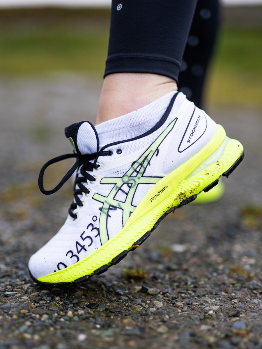 ASICS Gel-Nimbus 22 White/ Safety Yellow