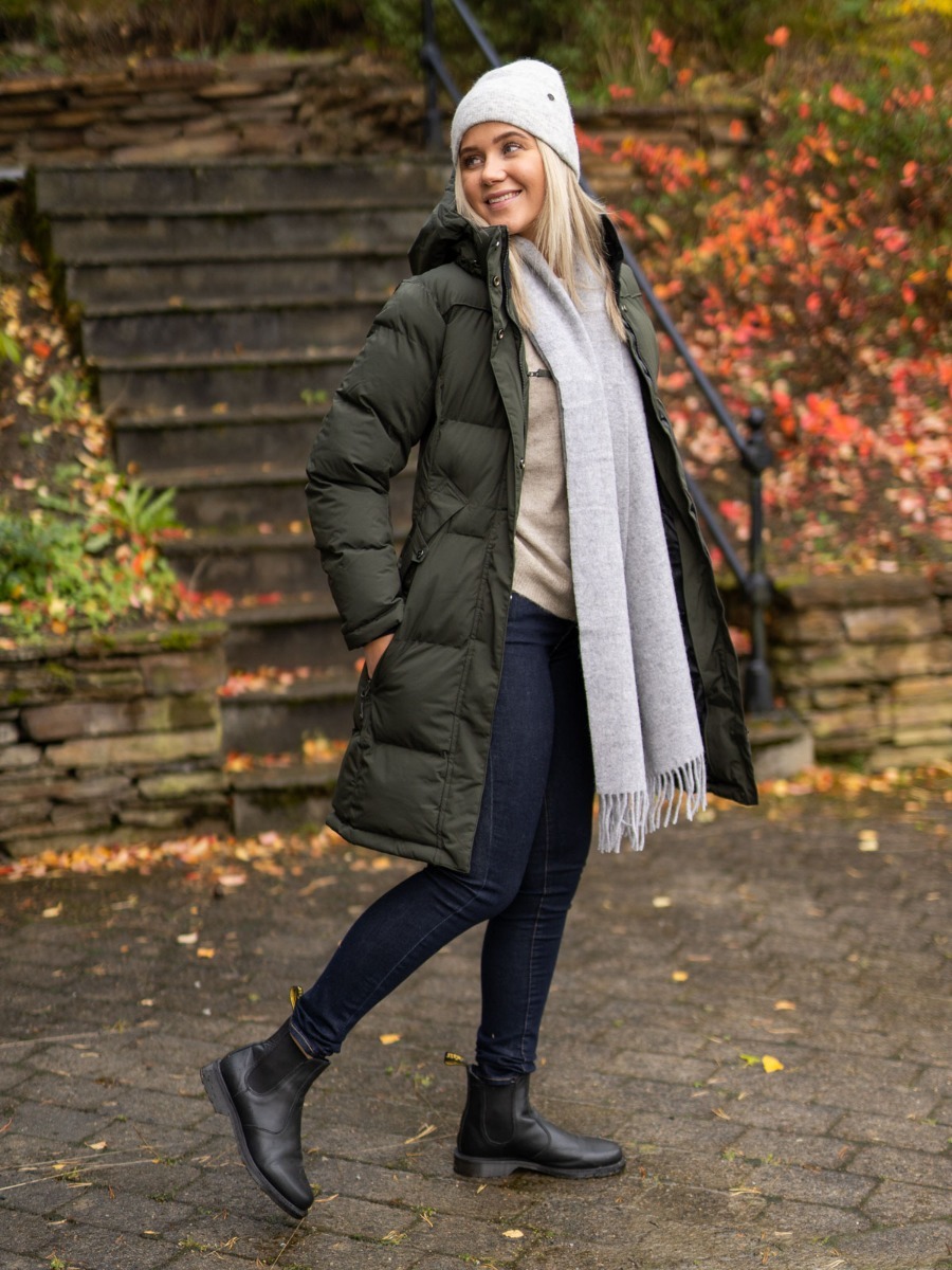 Urban Pioneers Bea Wool Scarf Light Grey Melange