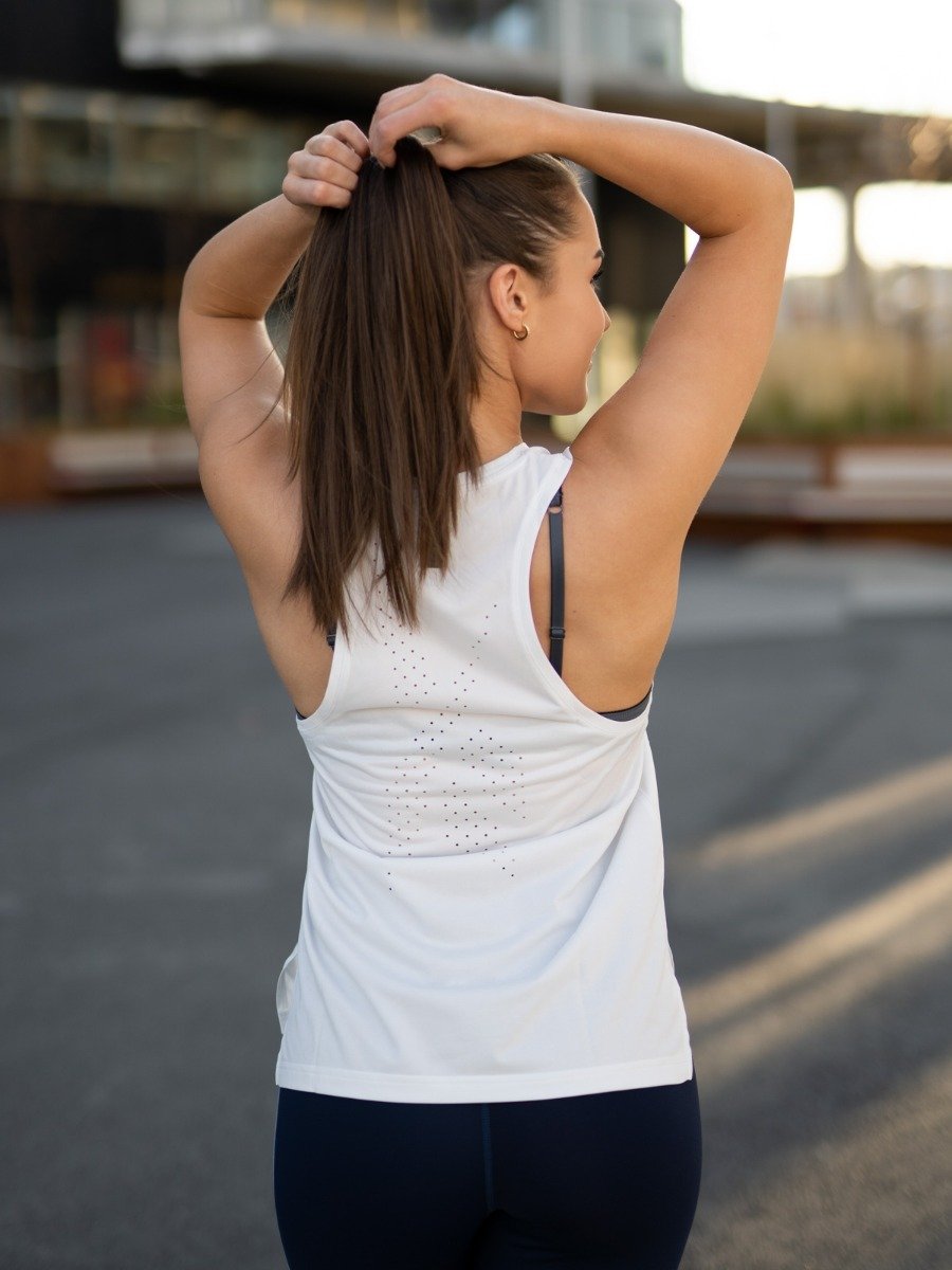 Reebok UBF Perforated Tank True Grey