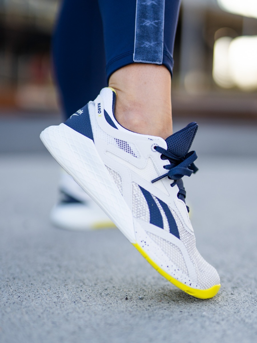 Reebok Nano X True Grey/ Vector Navy/ Chartreuse